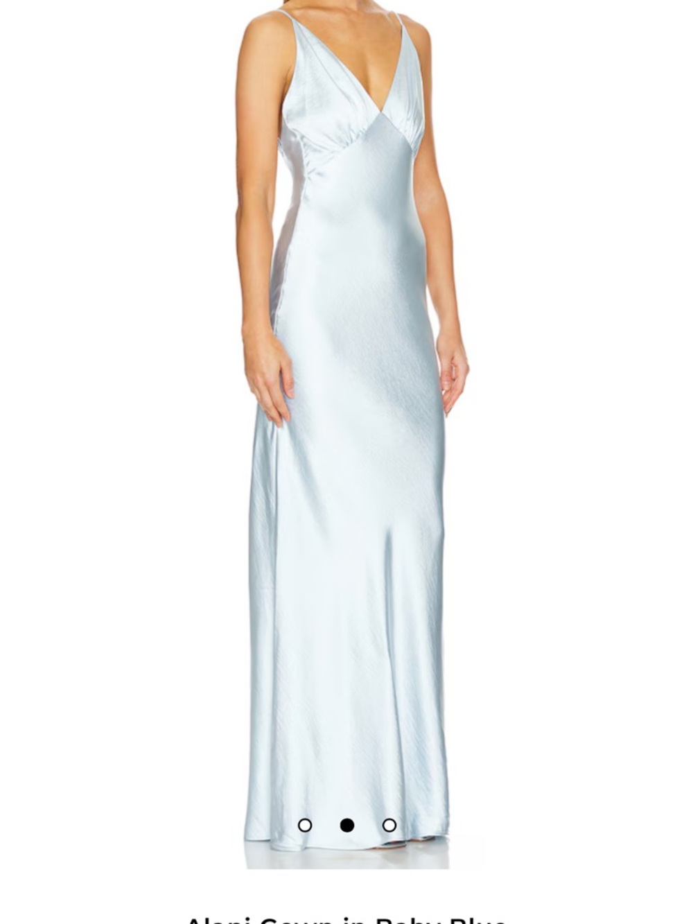 Lovers + Friends in Slip Gown in Baby Blue